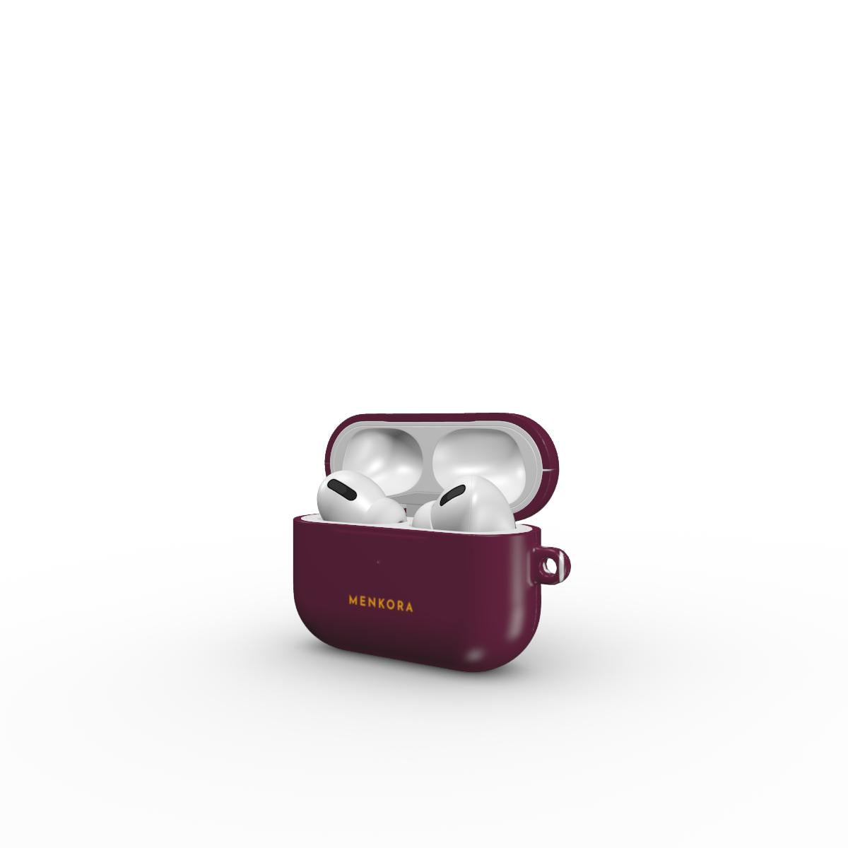 Burgundy AirPods Case