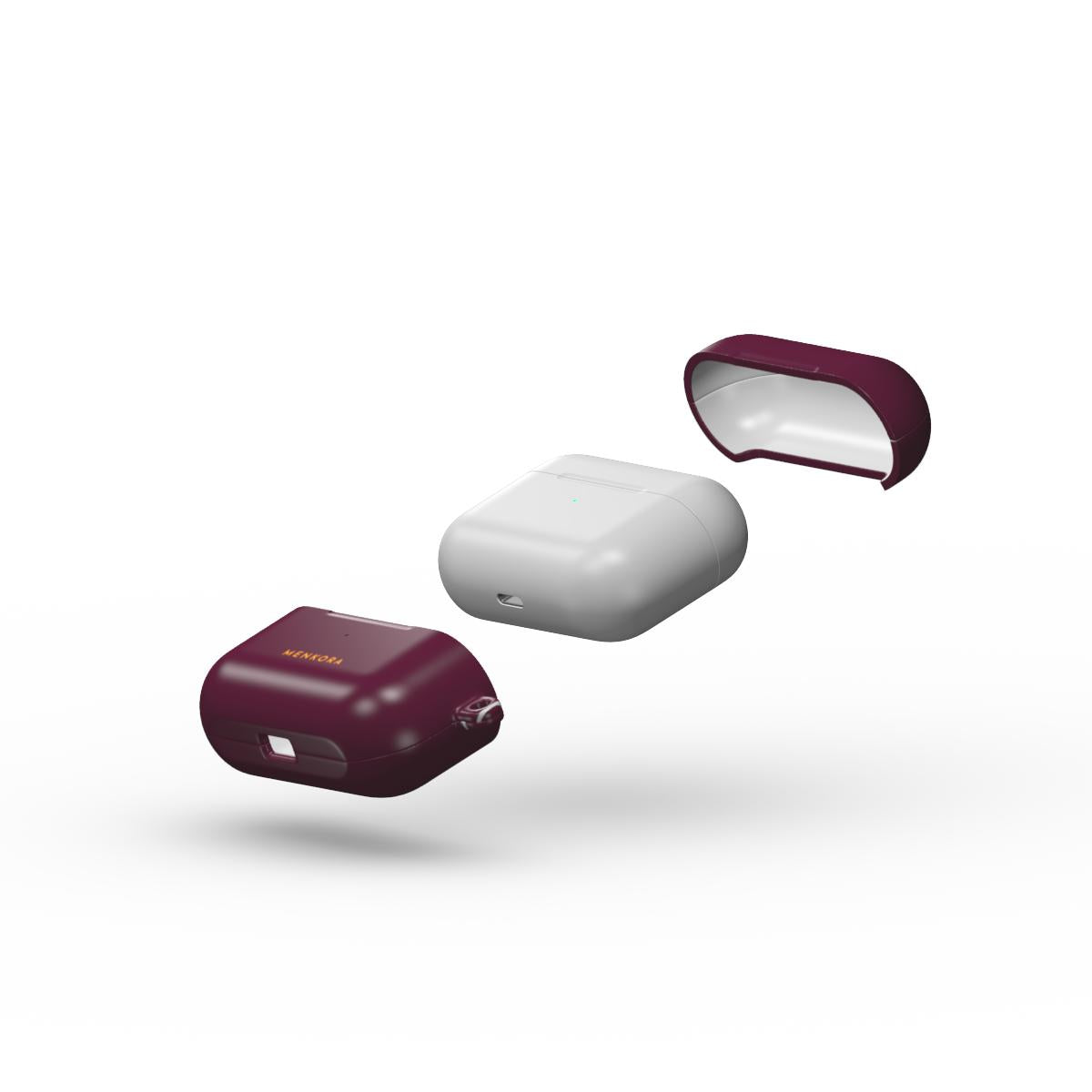 Burgundy AirPods Case