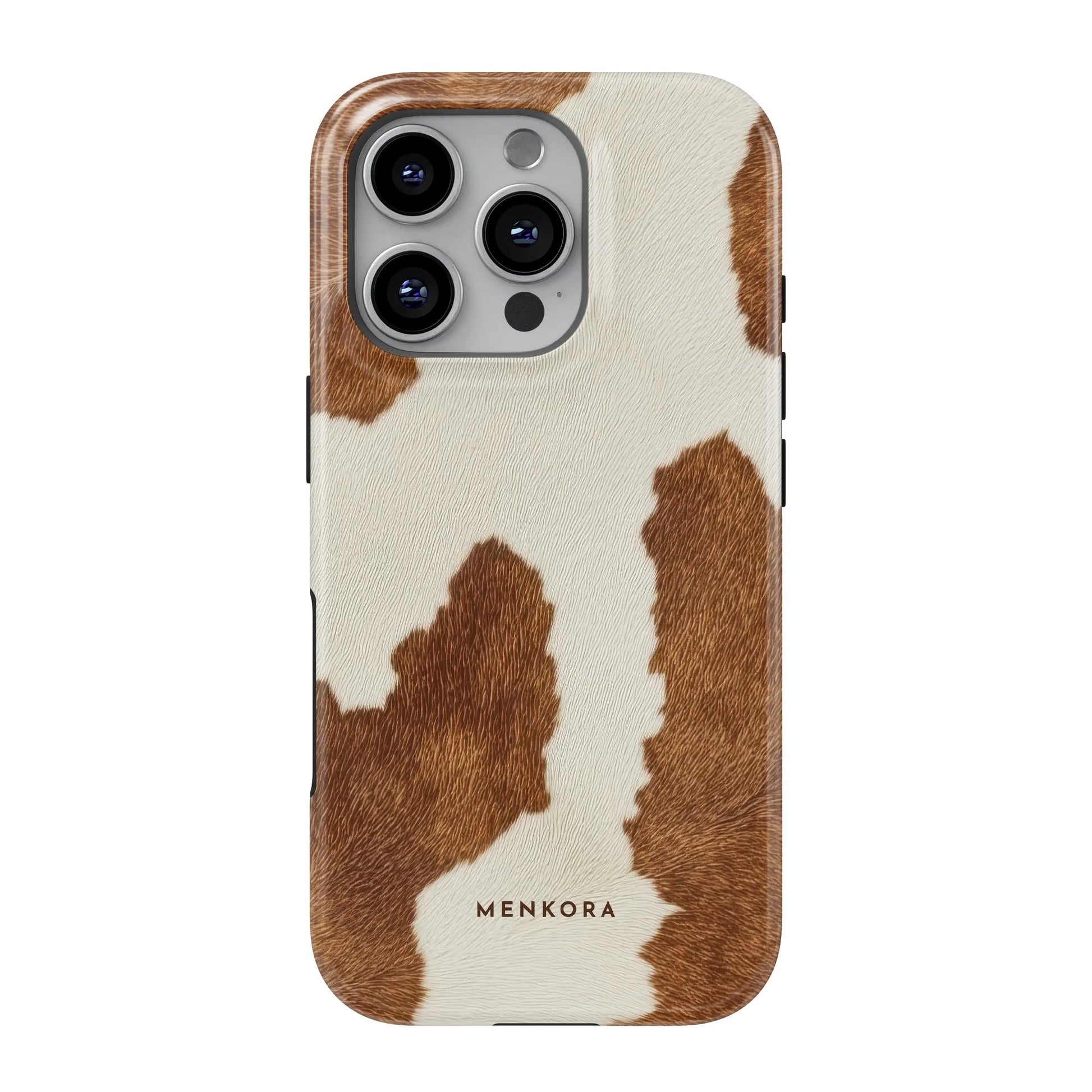 Luxury phone case with warm brown pattern