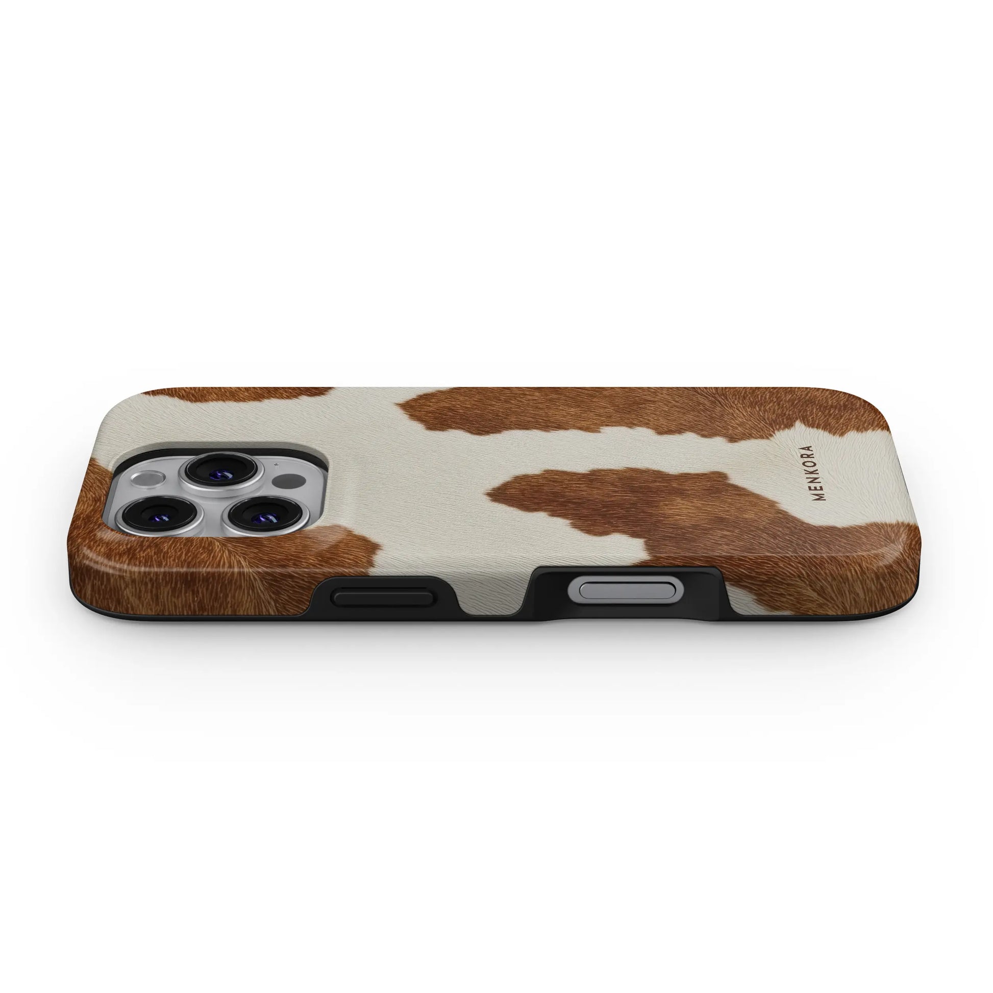 Luxury phone case with warm brown pattern